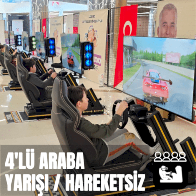 4'lü Araba Yarış Simülatörü