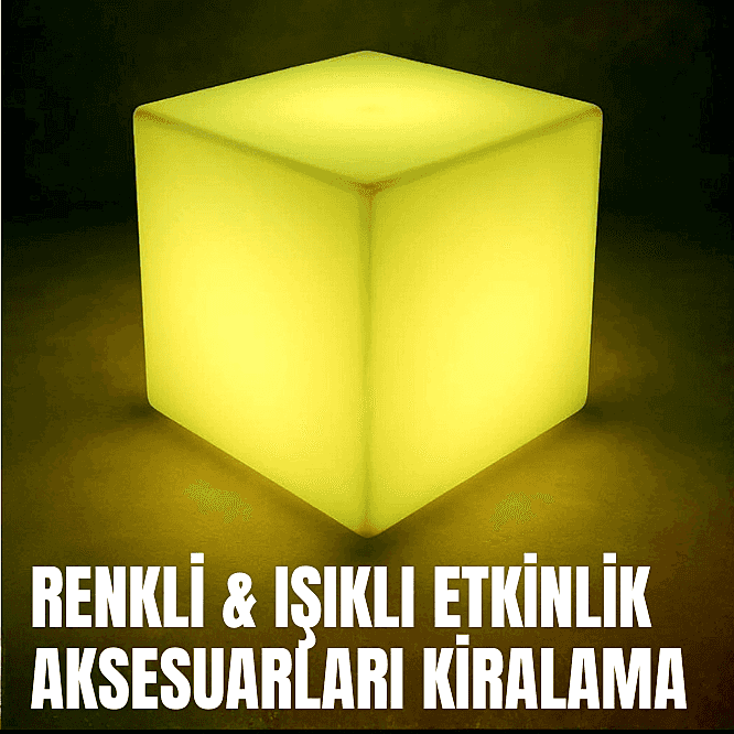 Işıklı Küpler Kiralama