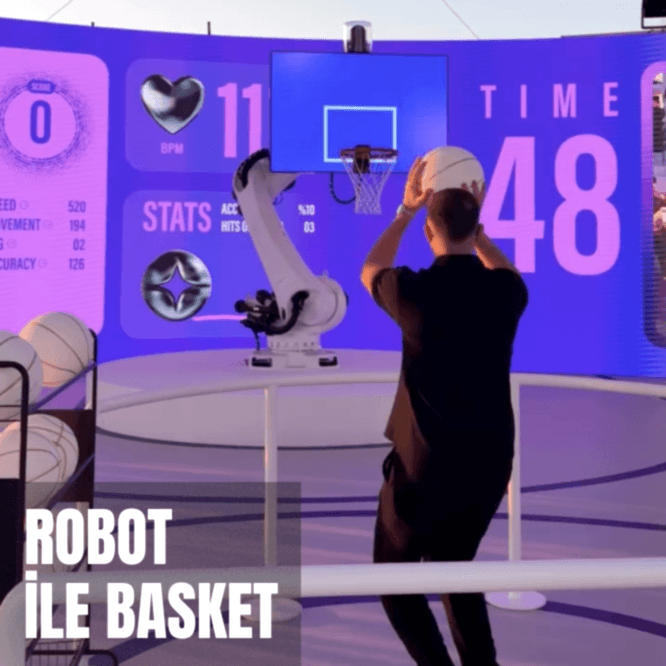 Robot ile Basket